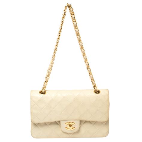 chanel cream color bag|leather cleaner for chanel bags.